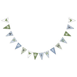 シャイガイハッピーバースデーバンティンバナー バンティングフラッグ