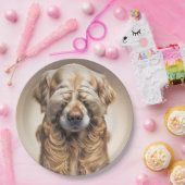 シャイゴールデンレトリバー ペーパープレート (パーティー)