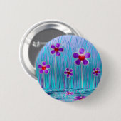 シャイデイジーボタン 缶バッジ (正面&裏面)