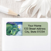 シャイドラゴン差出人住所ラベル ラベル (インサイチュ)