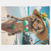 シャイドルズフリースブランケット フリースブランケット (正面(横))