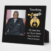 シャイナーズ記念プレート フォトプラーク (側面)