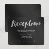 シャイニングプロミス ウェディングレセプションカード エンクロージャーカード (正面/裏面)