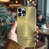 シャイニーなフェイクゴールド iPhoneケース