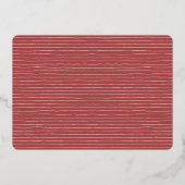 シャイニーアニマルサーカスカーニバルフォトバースデーパーティー 箔招待状 (裏面)