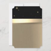 シャイニーエレガントシックブライダルシャワー 招待状 (裏面)