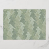 シャイニーキャンピングアウトドアボーイフォトバースデーパーティー 箔招待状 (裏面)