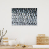 シャイニーサケはかりで測 ポスター (キッチン)