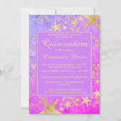 シャイニースターキンセアニェラ招待状 招待状 (正面)