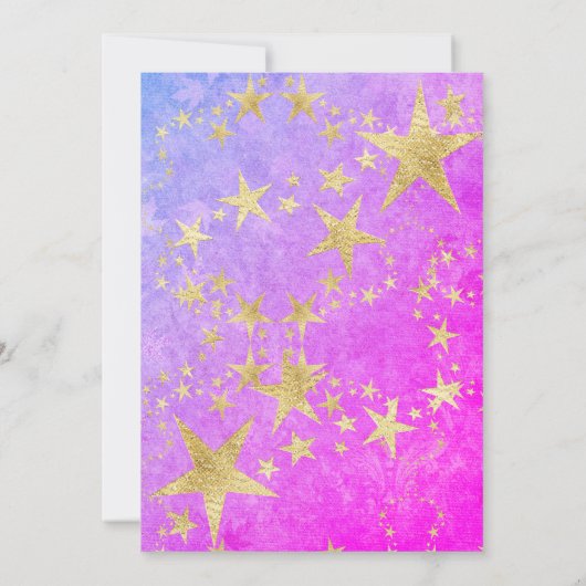 シャイニースターキンセアニェラ招待状 招待状 (裏面)