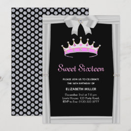 シャイニーダイヤモンドクラウン Sweet Sixteen 招待状