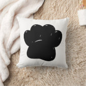 シャイニードッグポープリントスケッチ クッション (ブランケット)