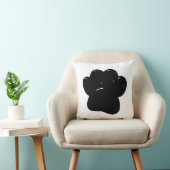 シャイニードッグポープリントスケッチ クッション (椅子)