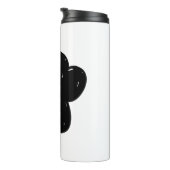 シャイニードッグポープリントスケッチ タンブラー (回転右)