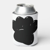 シャイニードッグポープリントスケッチ 缶クーラー (缶正面)
