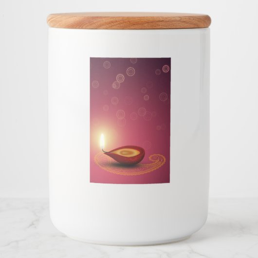 シャイニーハッピーディワリディヤ – フードコンテナラベル フードラベル (正面)