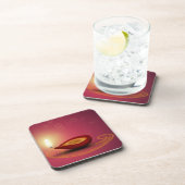 シャイニーハッピーディワリディヤ – Cork Coaster コースター (右側)