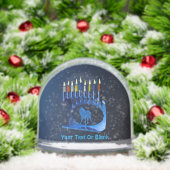 シャイニーブルーチャヌカー(ユダヤ教)メノラー- Счастливой Хануки! (クリスマス)