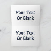 シャイニーブルーチャヌカー（ユダヤ教）メノラー シーズンカード (内部)