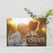 シャイニーラブ&応援ホリデーフォトカード シーズンカード (スタンド正面)