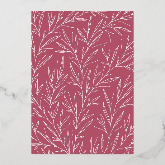 シャイニーヴィーノウィーブウズワインテイスティングブライダルシャワー 箔招待状 (裏面)