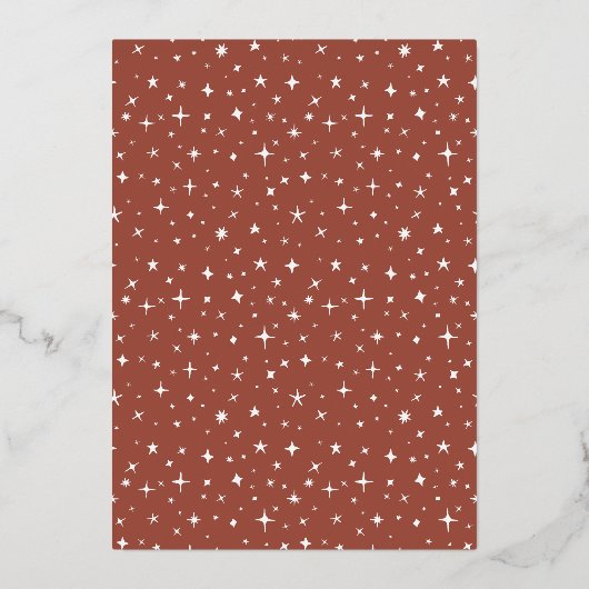 シャイニー王室のテディベアプリンセスガールベビーシャワー 箔招待状 (裏面)