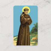 シャイネスのルフィノパトロン祈りの言葉カード 名刺 (正面)