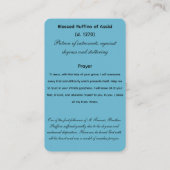 シャイネスのルフィノパトロン祈りの言葉カード 名刺 (裏面)