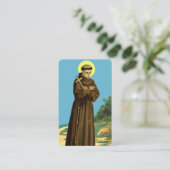 シャイネスのルフィノパトロン祈りの言葉カード 名刺 (スタンド正面)