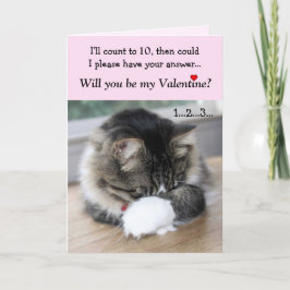 シャイバレンタイン子猫カード シーズンカード