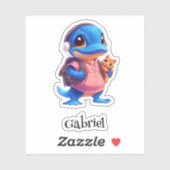 シャイパーソナライズされたプラチプスビニール シール (シート)