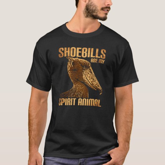 シャイビドリの精霊動物 Tシャツ (正面)
