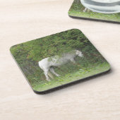 シャイホワイトホースコルクコースター コースター (左側)