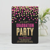 シャイマー＆シャイン | 卒業パーティー招待状 招待状 (スタンド正面)