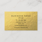 シャイミニマル金ゴールドジャガーVIP名刺 名刺 (裏面)