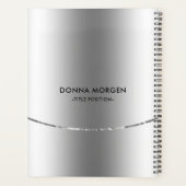 シャイモダンーシルバーストライププランナー プランナー手帳 (裏面)