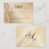 シャイラパール&レース結婚ズ | 卵殻座席表 プレイスカード (正面/裏面)