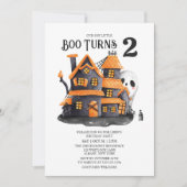 シャイリトルブターン2ハロウィーン誕生日パーティー 招待状 (正面)