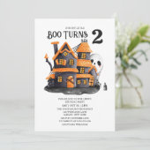 シャイリトルブターン2ハロウィーン誕生日パーティー 招待状 (スタンド正面)