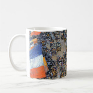 シャイルド・ハッサムによる『7月14日、リュ・ドノー通り』 コーヒーマグカップ