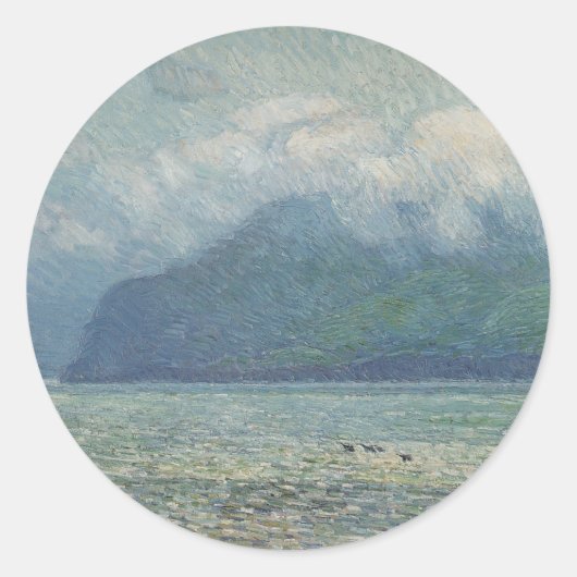 シャイルド・ハッサムの「シルバー・ヴェイルとゴールデン・ゲート」 ラウンドシール (正面)