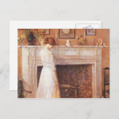 シャイルド・ハッサム - 古い家 ポストカード (正面/裏面)