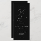 シャイレン白黒誓の更新 招待状 (正面/裏面)