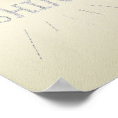 シャインイエローとシルバーグリッターポスター ポスター (角)