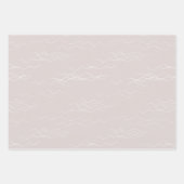 シャインエレガント抽象芸術パターン ラッピングペーパーシート (正面3)