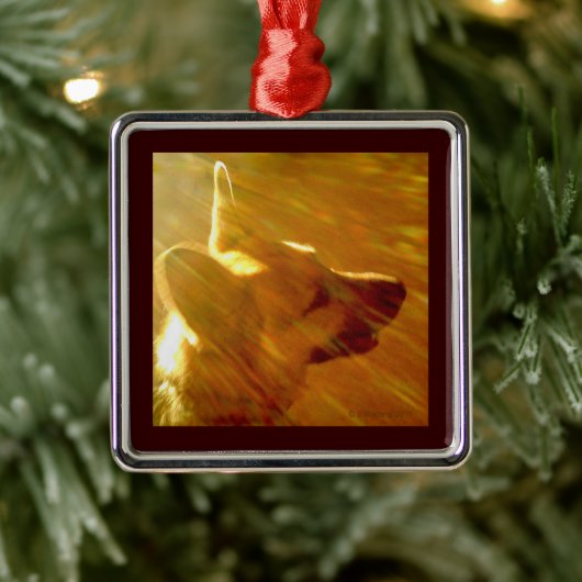 シャインオンミー天国ドイツシェパード メタルオーナメント (ツリー)