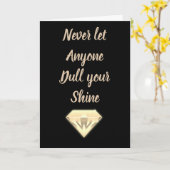 シャインカードを誰も鈍らせてはいけない カード (黄色い花)