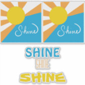 シャインコレクション5カラフルデザイン シール (正面)