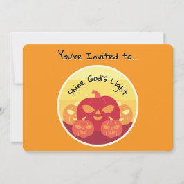 シャインゴッドライトハロウィーン招待状 招待状