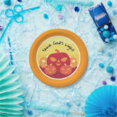 シャインゴッドライトハロウィーン紙プレート ペーパープレート (パーティー)